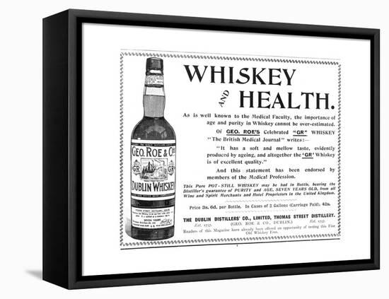 Geo Roe's Irish Whisky-null-Framed Premier Image Canvas