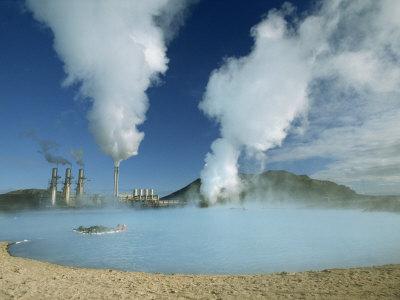 Geo-Thermal Power Plant in the Svartsengi Area, Svartsengi, Iceland, Polar  Regions' Photographic Print - Robert Francis | Art.com