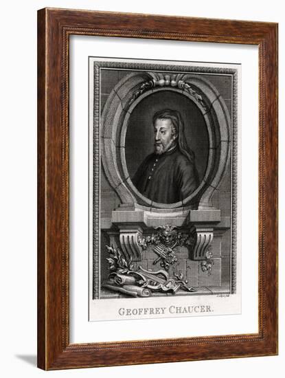 Geoffrey Chaucer, 1774-J Collyer-Framed Giclee Print