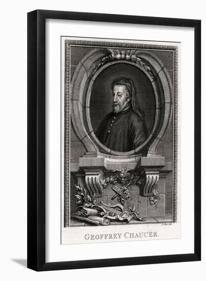 Geoffrey Chaucer, 1774-J Collyer-Framed Giclee Print