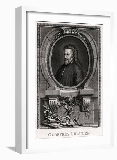 Geoffrey Chaucer, 1774-J Collyer-Framed Giclee Print