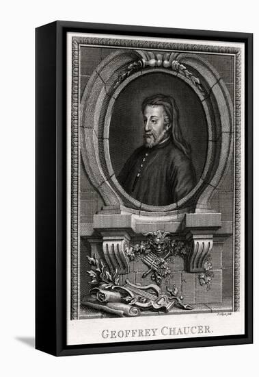 Geoffrey Chaucer, 1774-J Collyer-Framed Premier Image Canvas