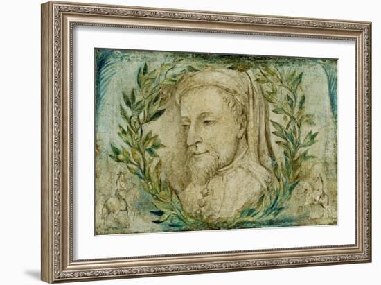 Geoffrey Chaucer, C.1800-William Blake-Framed Giclee Print