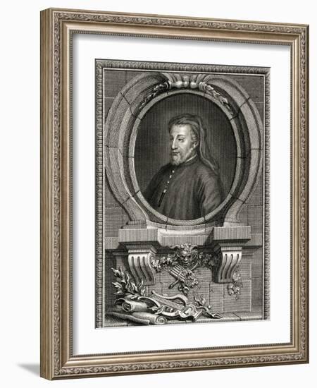 Geoffrey Chaucer, Collyer-J Collyer-Framed Art Print