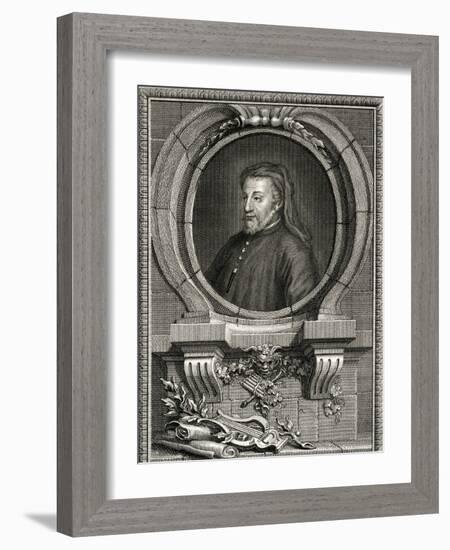 Geoffrey Chaucer, Collyer-J Collyer-Framed Art Print