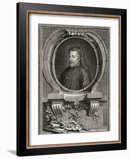 Geoffrey Chaucer, Collyer-J Collyer-Framed Art Print