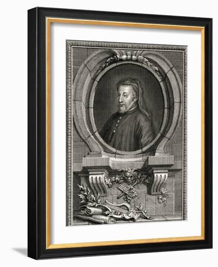 Geoffrey Chaucer, Collyer-J Collyer-Framed Art Print