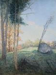 Painting of Birch Trees in Forest by Julian Alden Weir-Geoffrey Clements-Giclee Print