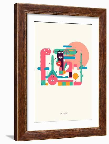 Geoforms-null-Framed Premium Giclee Print