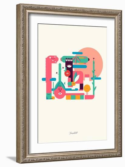 Geoforms-null-Framed Art Print