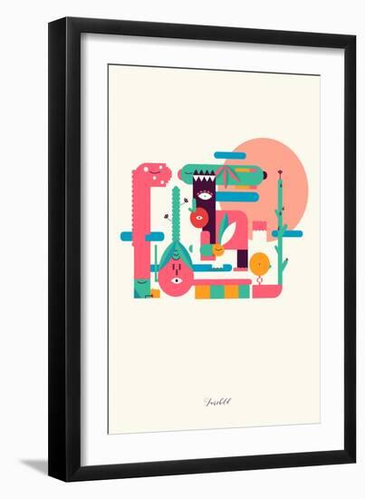 Geoforms-null-Framed Art Print