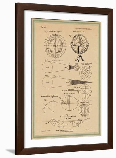 Geographie Universelle-The Vintage Collection-Framed Giclee Print