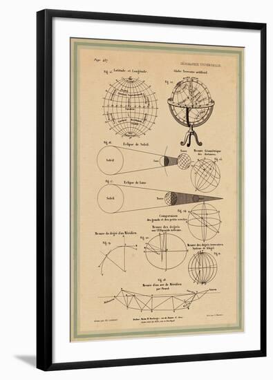 Geographie Universelle-The Vintage Collection-Framed Giclee Print