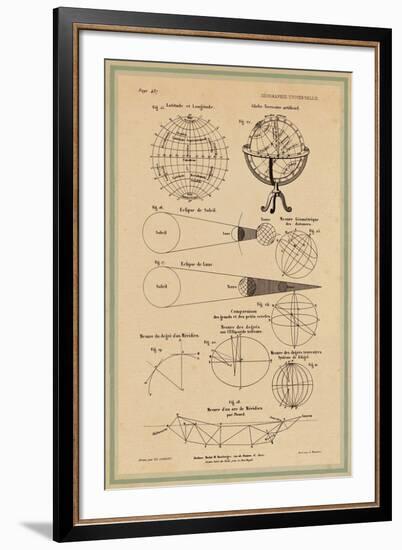 Geographie Universelle-The Vintage Collection-Framed Giclee Print