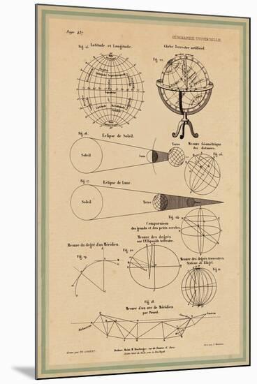 Geographie Universelle-The Vintage Collection-Mounted Giclee Print