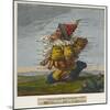 Geography Bewitched!, A Droll Caricature Map of Scotland, ca. 1795-Robert Dighton-Mounted Giclee Print