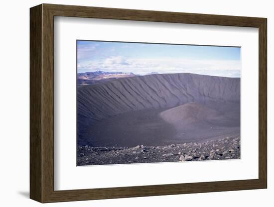 Geologically Recent Volcanic Explosive Crater, Hverfjall, Northeast Area, Iceland, Polar Regions-Geoff Renner-Framed Photographic Print