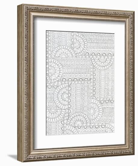 Geometric 2-Pam Varacek-Framed Premium Giclee Print