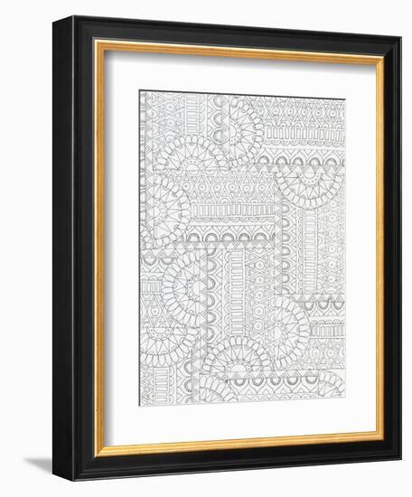 Geometric 2-Pam Varacek-Framed Premium Giclee Print