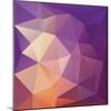 Geometric Abstract Background.-Katyau-Mounted Art Print