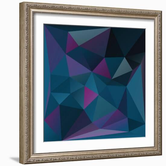 Geometric Abstract Background.-Katyau-Framed Art Print