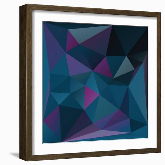 Geometric Abstract Background.-Katyau-Framed Art Print