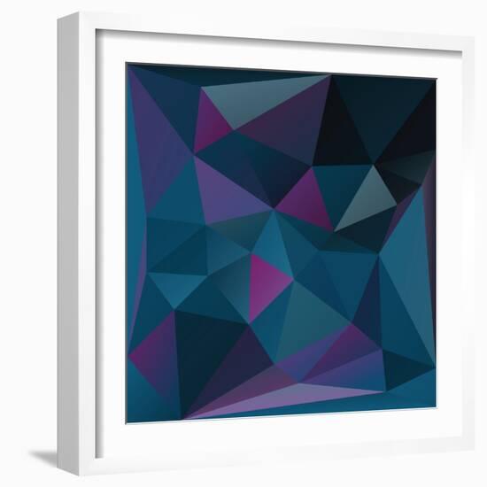 Geometric Abstract Background.-Katyau-Framed Art Print