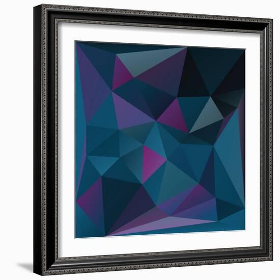 Geometric Abstract Background.-Katyau-Framed Art Print