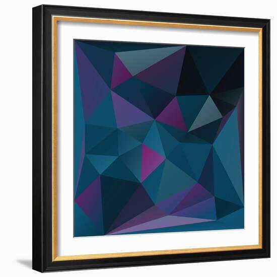 Geometric Abstract Background.-Katyau-Framed Art Print