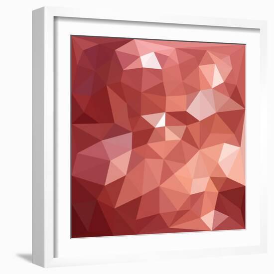 Geometric Abstract Background.-Katyau-Framed Art Print