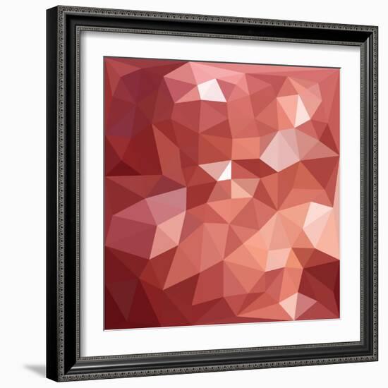 Geometric Abstract Background.-Katyau-Framed Art Print