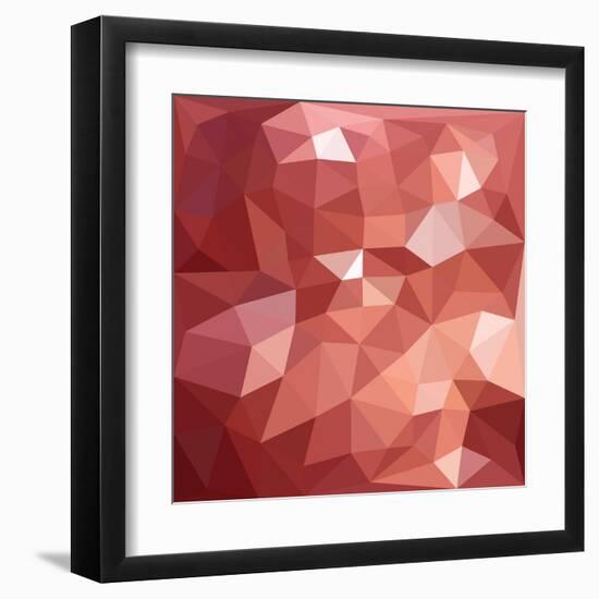 Geometric Abstract Background.-Katyau-Framed Art Print