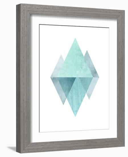 Geometric Art 42-Pop Monica-Framed Art Print