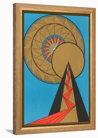 Geometric Art Deco-null-Framed Stretched Canvas