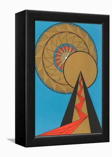 Geometric Art Deco-null-Framed Stretched Canvas