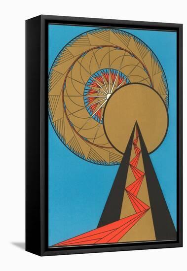 Geometric Art Deco-null-Framed Stretched Canvas