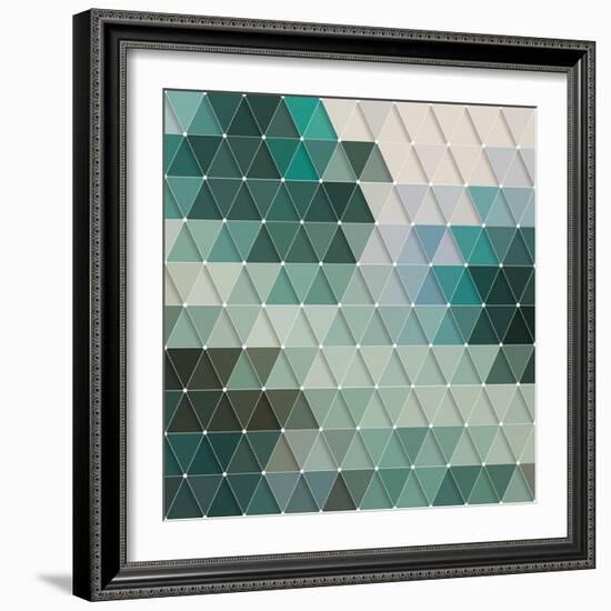 Geometric Background-Maksim Krasnov-Framed Art Print