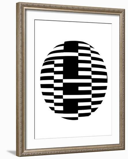 Geometric Ball II-Max Carter-Framed Giclee Print