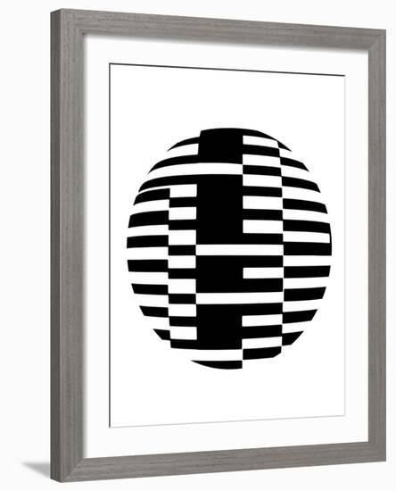 Geometric Ball II-Max Carter-Framed Giclee Print