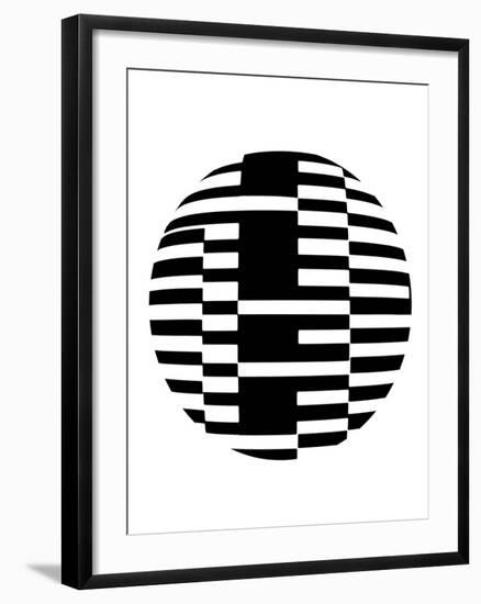 Geometric Ball II-Max Carter-Framed Giclee Print