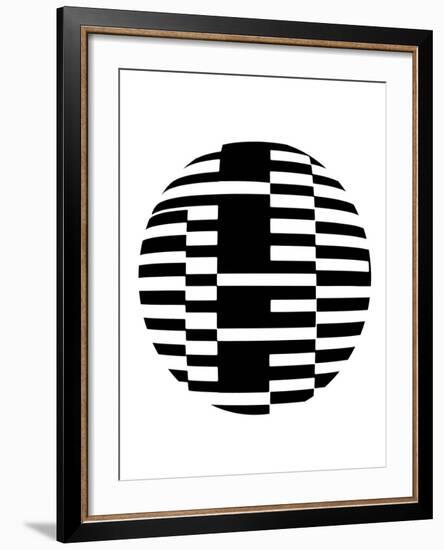 Geometric Ball II-Max Carter-Framed Giclee Print