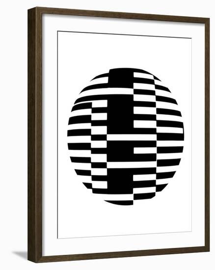 Geometric Ball II-Max Carter-Framed Giclee Print