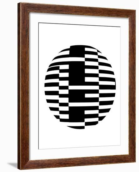 Geometric Ball II-Max Carter-Framed Giclee Print