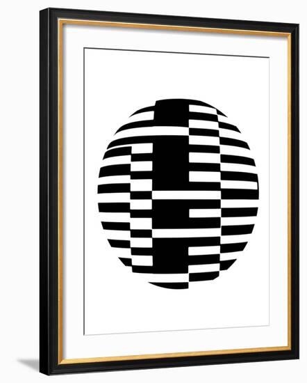 Geometric Ball II-Max Carter-Framed Giclee Print