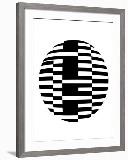 Geometric Ball II-Max Carter-Framed Giclee Print