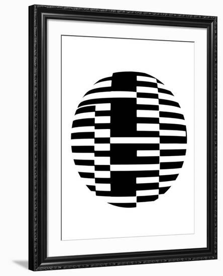 Geometric Ball II-Max Carter-Framed Giclee Print