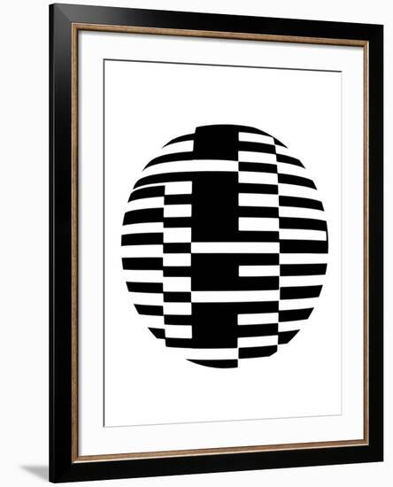 Geometric Ball II-Max Carter-Framed Giclee Print