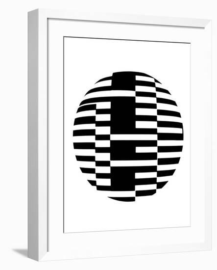 Geometric Ball II-Max Carter-Framed Giclee Print