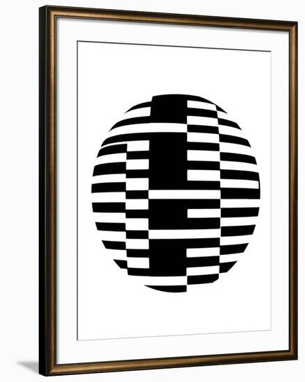 Geometric Ball II-Max Carter-Framed Giclee Print
