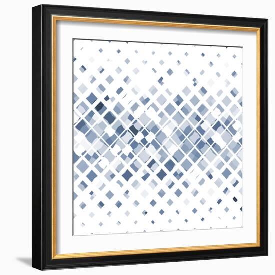 Geometric Blend-Sheldon Lewis-Framed Art Print